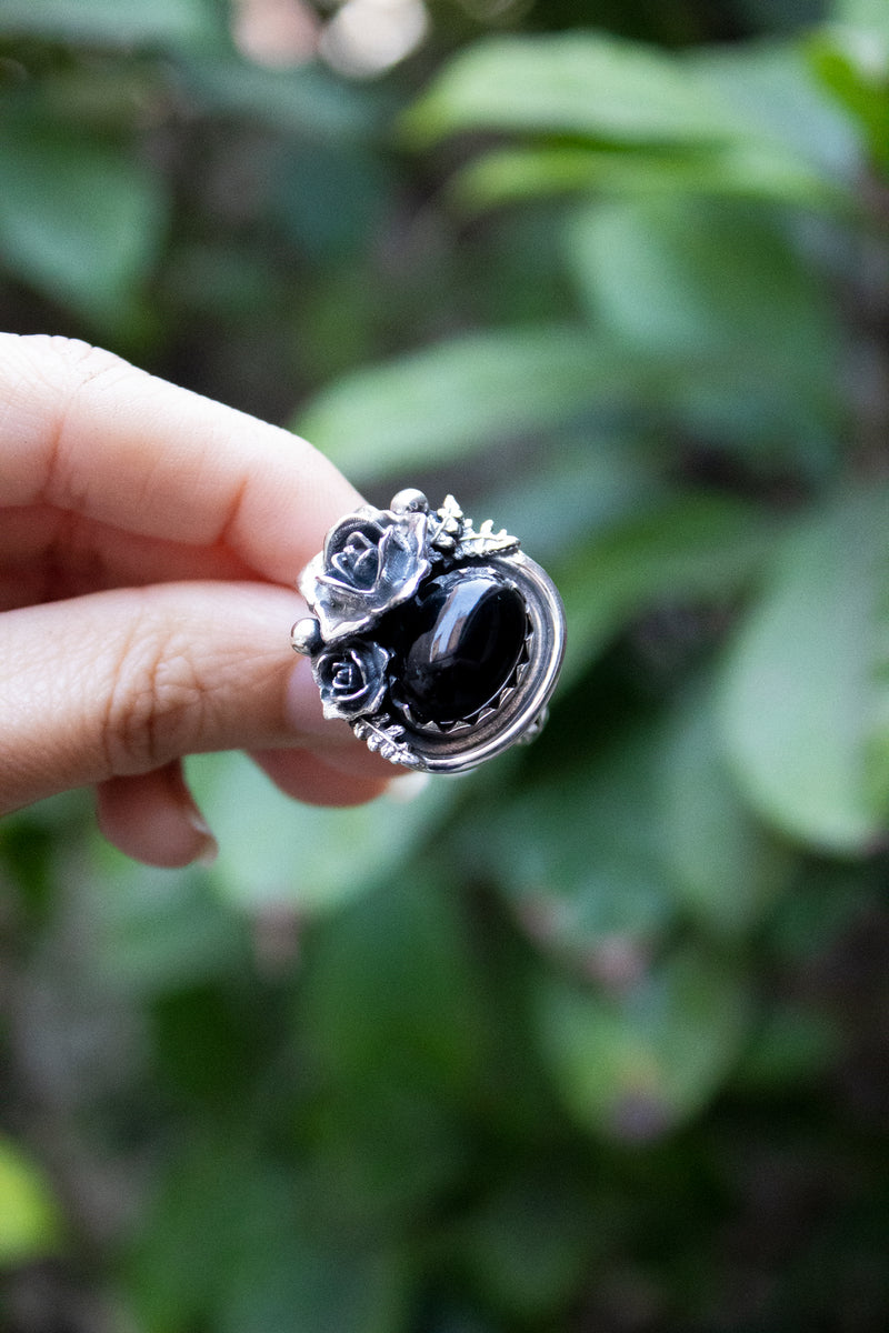 Midnight Edge — Black Onyx Ring, AR- 7770