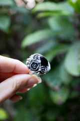 Midnight Edge — Black Onyx Ring, AR- 7770