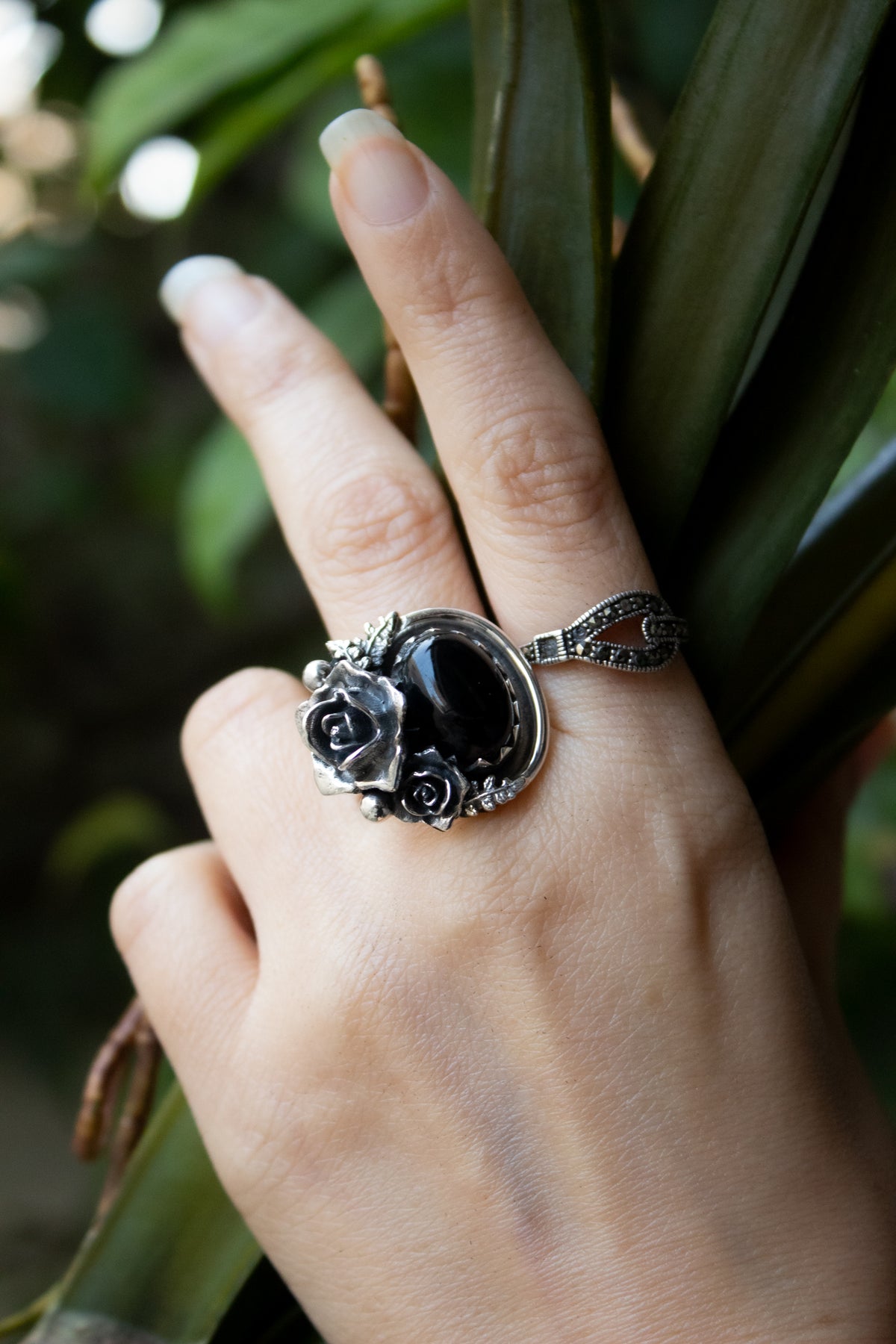 Midnight Edge — Black Onyx Ring, AR- 7770