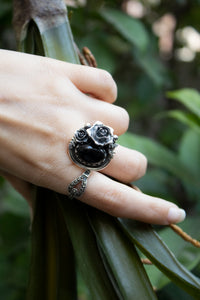 Midnight Edge — Black Onyx Ring, AR- 7770