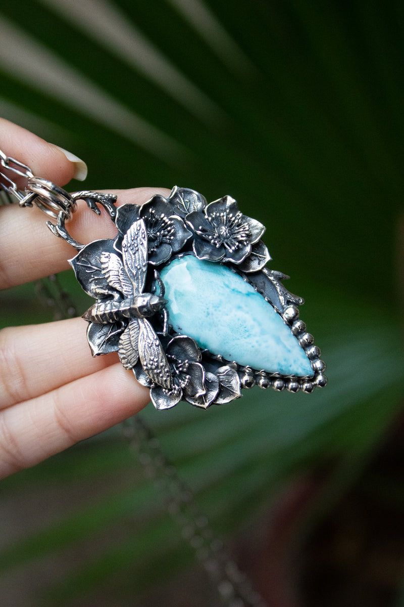 Ocean Serenity — Larimar Pendant, AP- 7775
