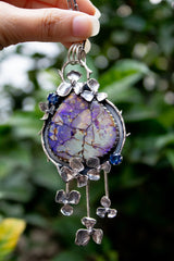 Blossom Radiance: Monarch Opal Pendant, AP-7344