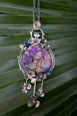 Blossom Radiance: Monarch Opal Pendant, AP-7344