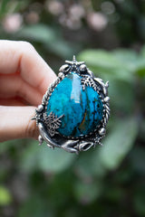 Tidebound Reverie Ring: Blue Opal, AR-7802