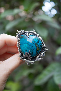 Tidebound Reverie Ring: Blue Opal, AR-7802