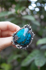 Tidebound Reverie Ring: Blue Opal, AR-7802