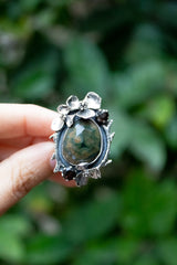 Earthly Bloom: Jasper Ring AR-7343