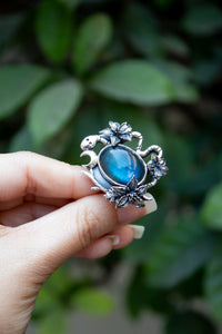Mystic Glow — Labradorite Ring, AR- 7781