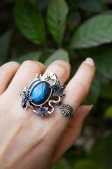 Mystic Glow — Labradorite Ring, AR- 7781