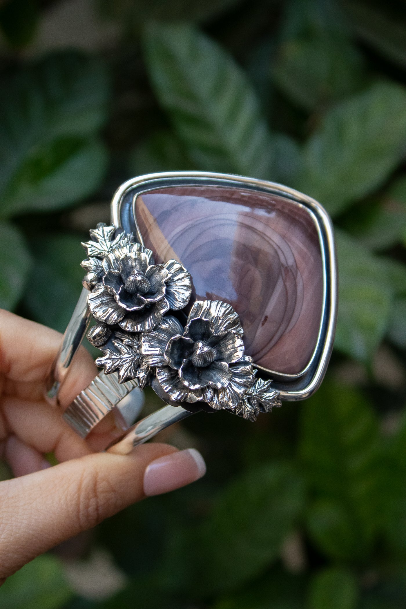 Imperial Jasper Cuff Bracelet, AB-7373