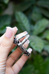 Eternal Bloom – Stick Tube Agate & Smoky Quartz Statement Ring, AR-7357