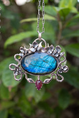 Serpent Garden: Labradorite Pendant, AP-7803