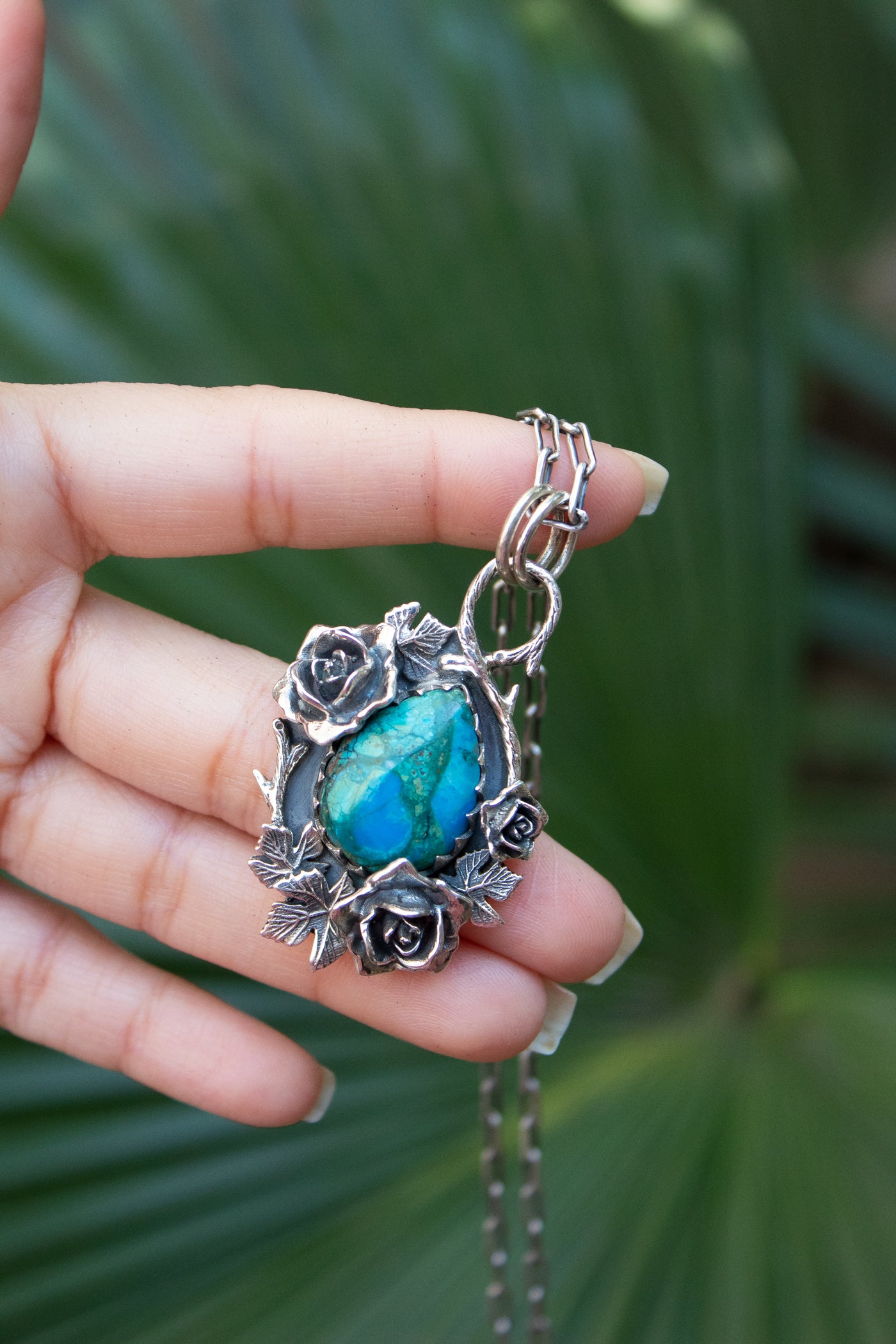 Verdant Opaline Pendant, AP-7815