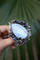 Luminous Grove Moonstone Ring, AR-7809