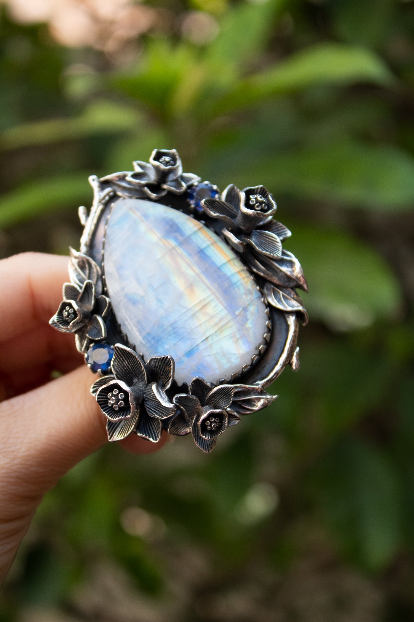 Luminous Grove Moonstone Ring, AR-7809