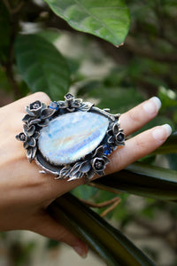 Luminous Grove Moonstone Ring, AR-7809