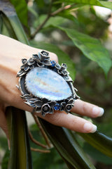 Luminous Grove Moonstone Ring, AR-7809