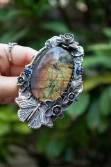 Solarwing Reverie: Labradorite Ring, AR-7811