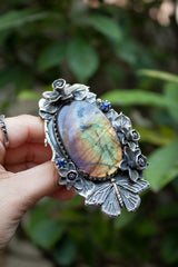 Solarwing Reverie: Labradorite Ring, AR-7811