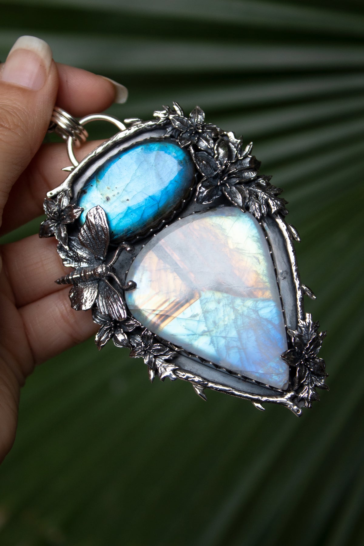 Celestial Garden Moonstone Pendant, AP-7792