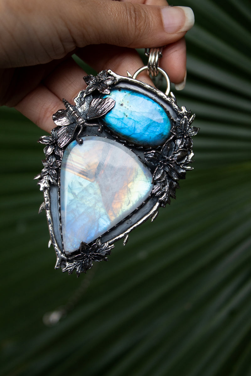 Celestial Garden Moonstone Pendant, AP-7792