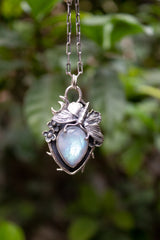 Whisperwing Reverie Moonstone Pendant, AP-7794
