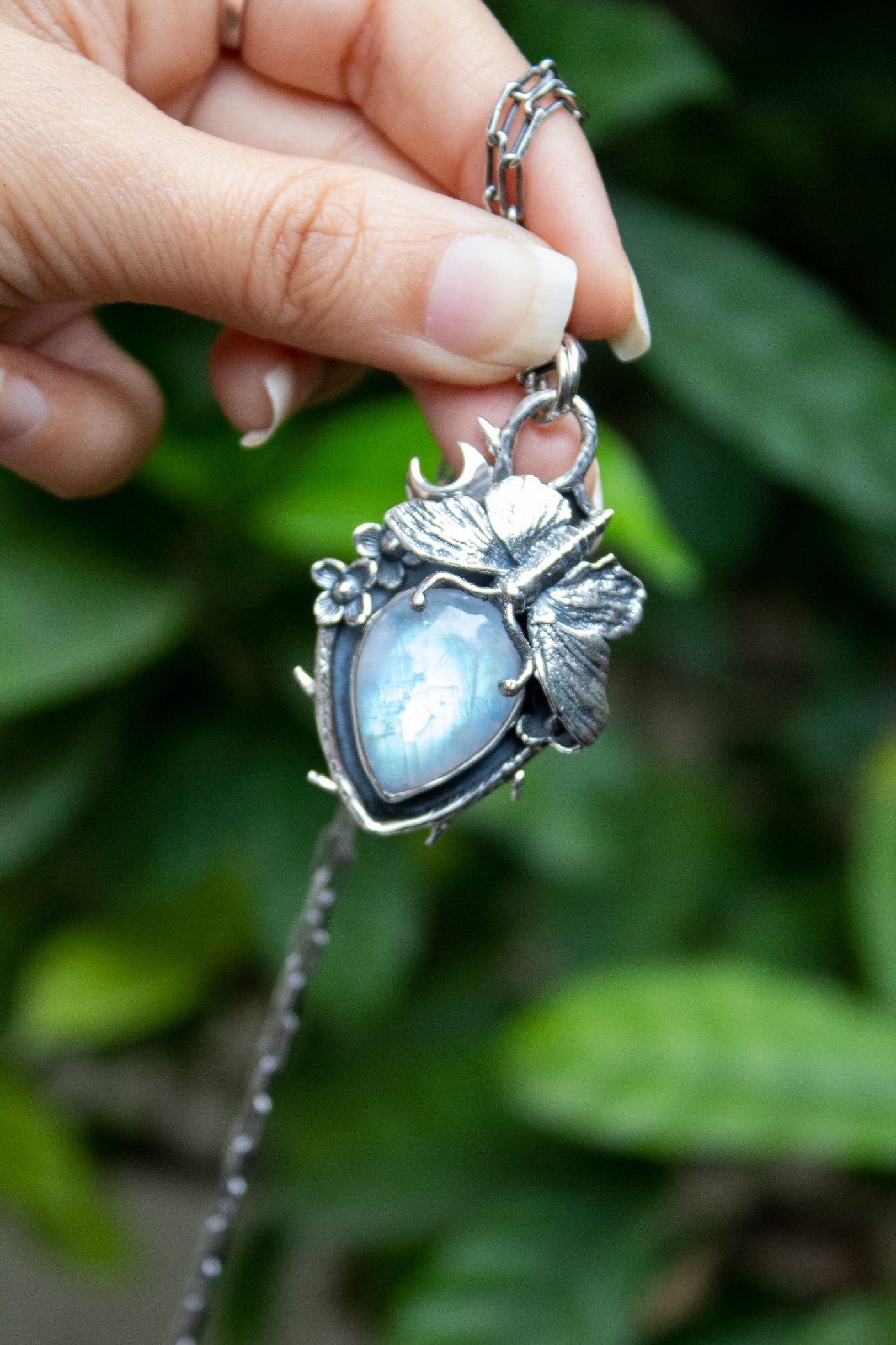 Whisperwing Reverie Moonstone Pendant, AP-7794