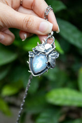 Whisperwing Reverie Moonstone Pendant, AP-7794
