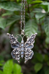 Luminous Reverie Butterfly Pendant, AP-7793