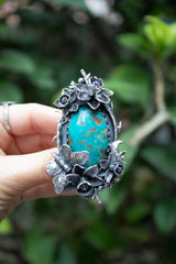 Verdant Bloom Relic: Arizona Turquoise Ring, AR-7799