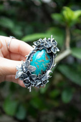 Verdant Bloom Relic: Arizona Turquoise Ring, AR-7799
