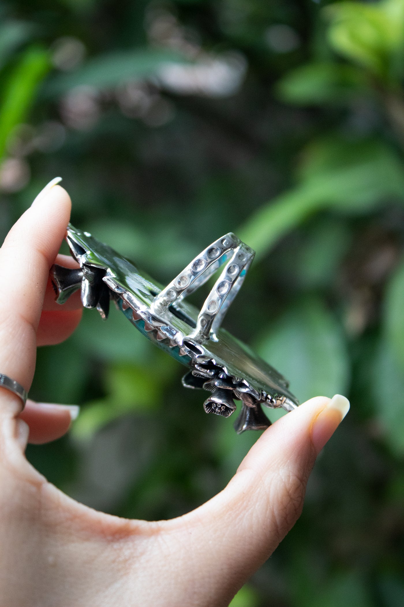 Verdant Bloom Relic: Arizona Turquoise Ring, AR-7799