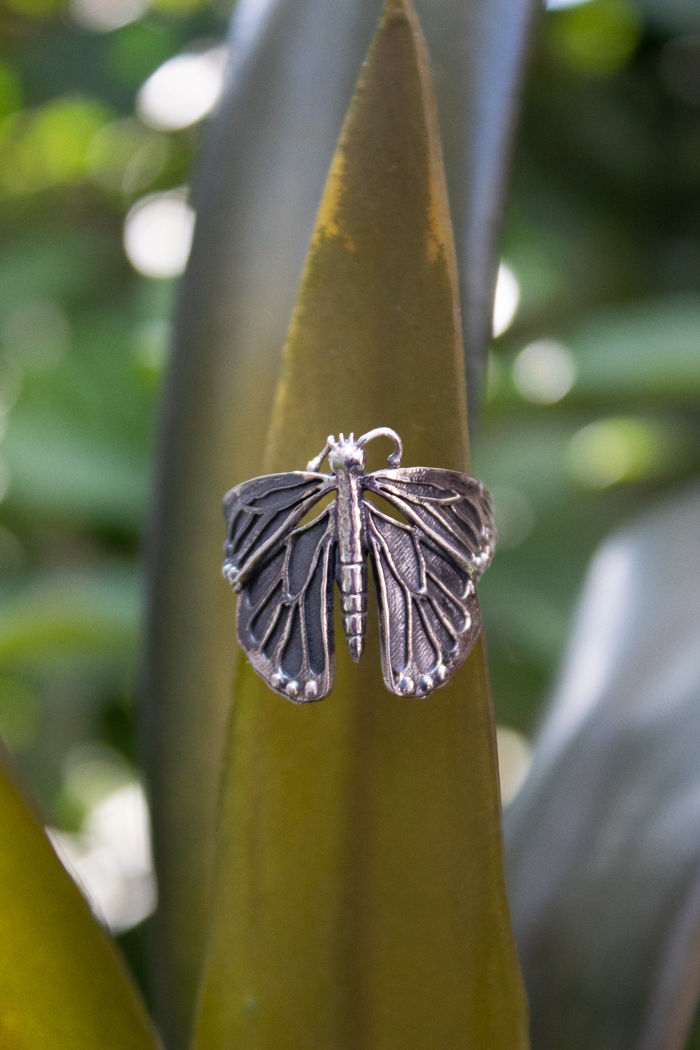 Metamorphosis Butterfly Silver Ring, AR- 7378