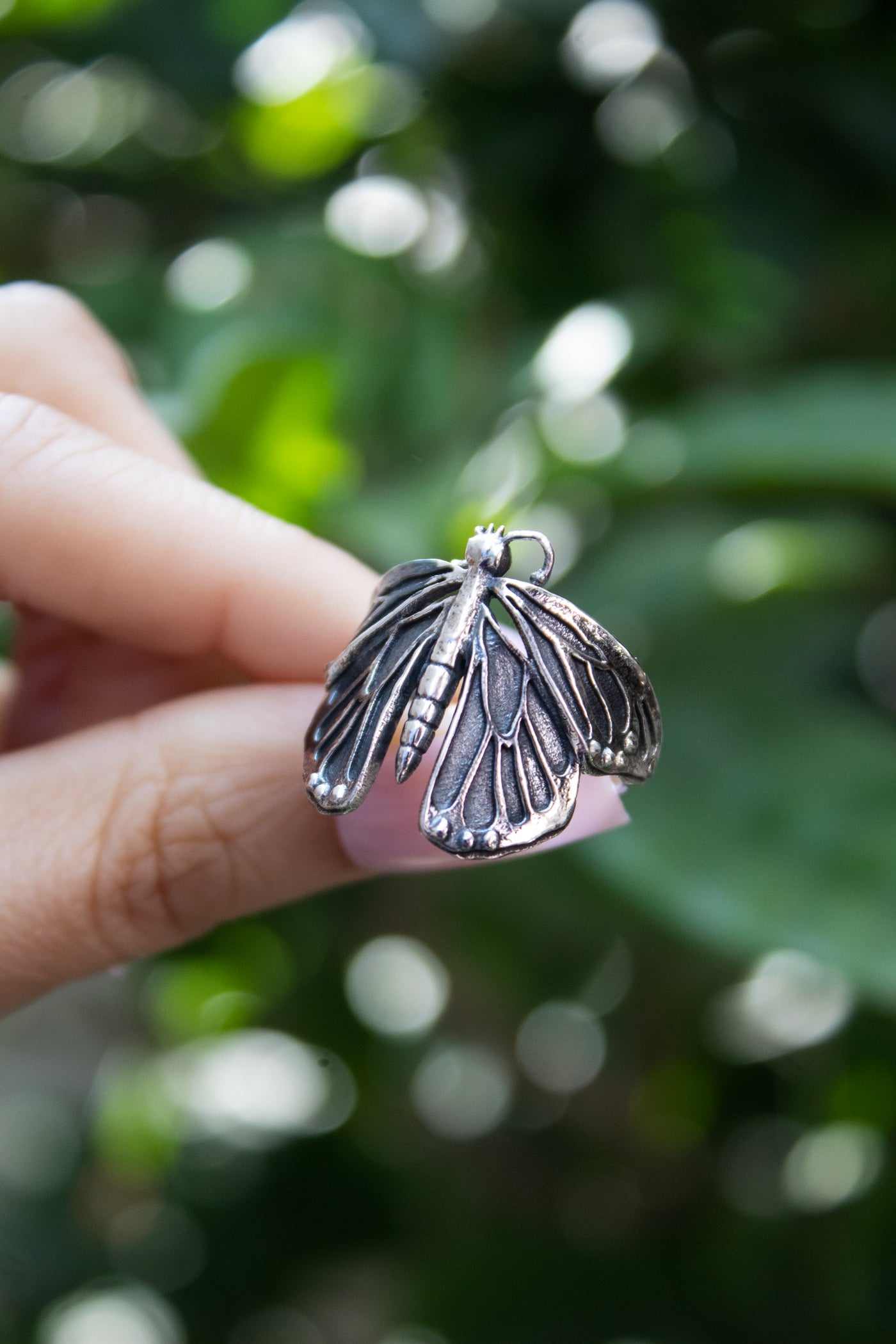 Metamorphosis Butterfly Silver Ring, AR- 7378