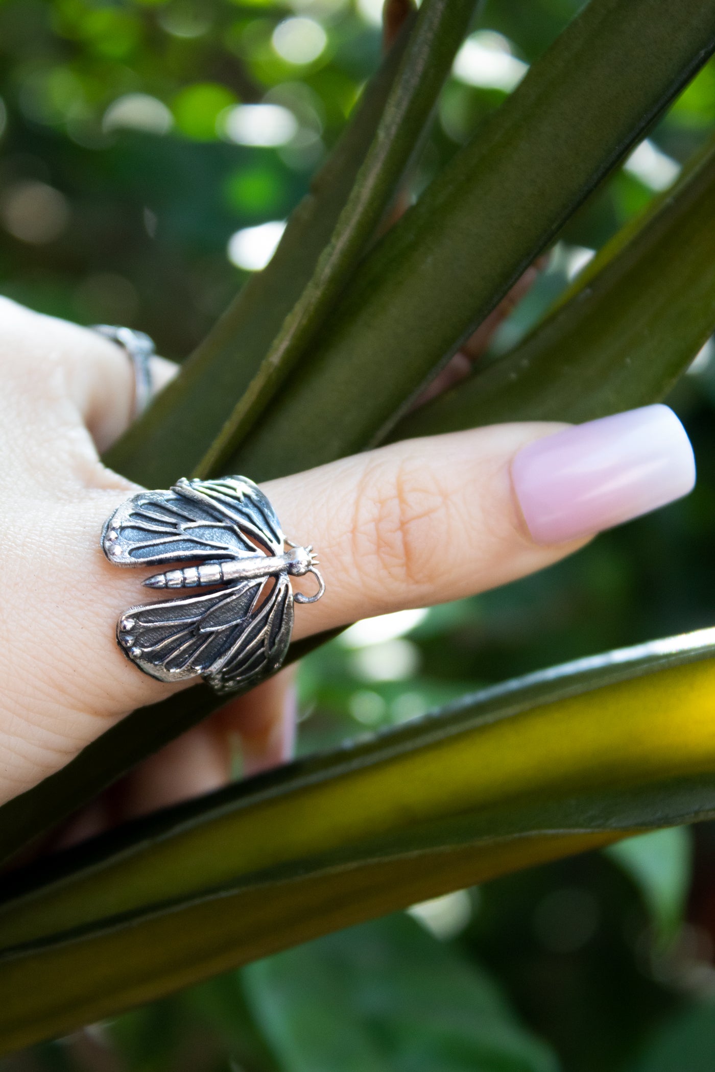 Metamorphosis Butterfly Silver Ring, AR- 7378