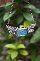 Forest Whisper Labradorite Necklace: AP-7819