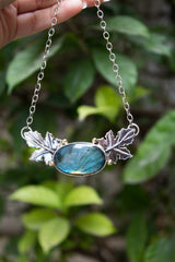Forest Whisper Labradorite Necklace: AP-7819