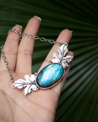 Forest Whisper Labradorite Necklace: AP-7819