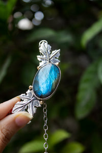Forest Whisper Labradorite Necklace: AP-7819
