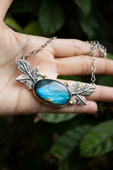 Forest Whisper Labradorite Necklace: AP-7819