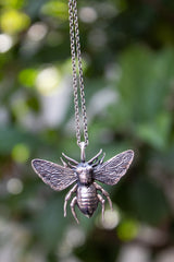 Guardian Bee Silver Necklace,  AP- 7380