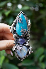 Ocean Dreamscape Statement Ring, AR- 7381