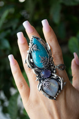 Ocean Dreamscape Statement Ring, AR- 7381