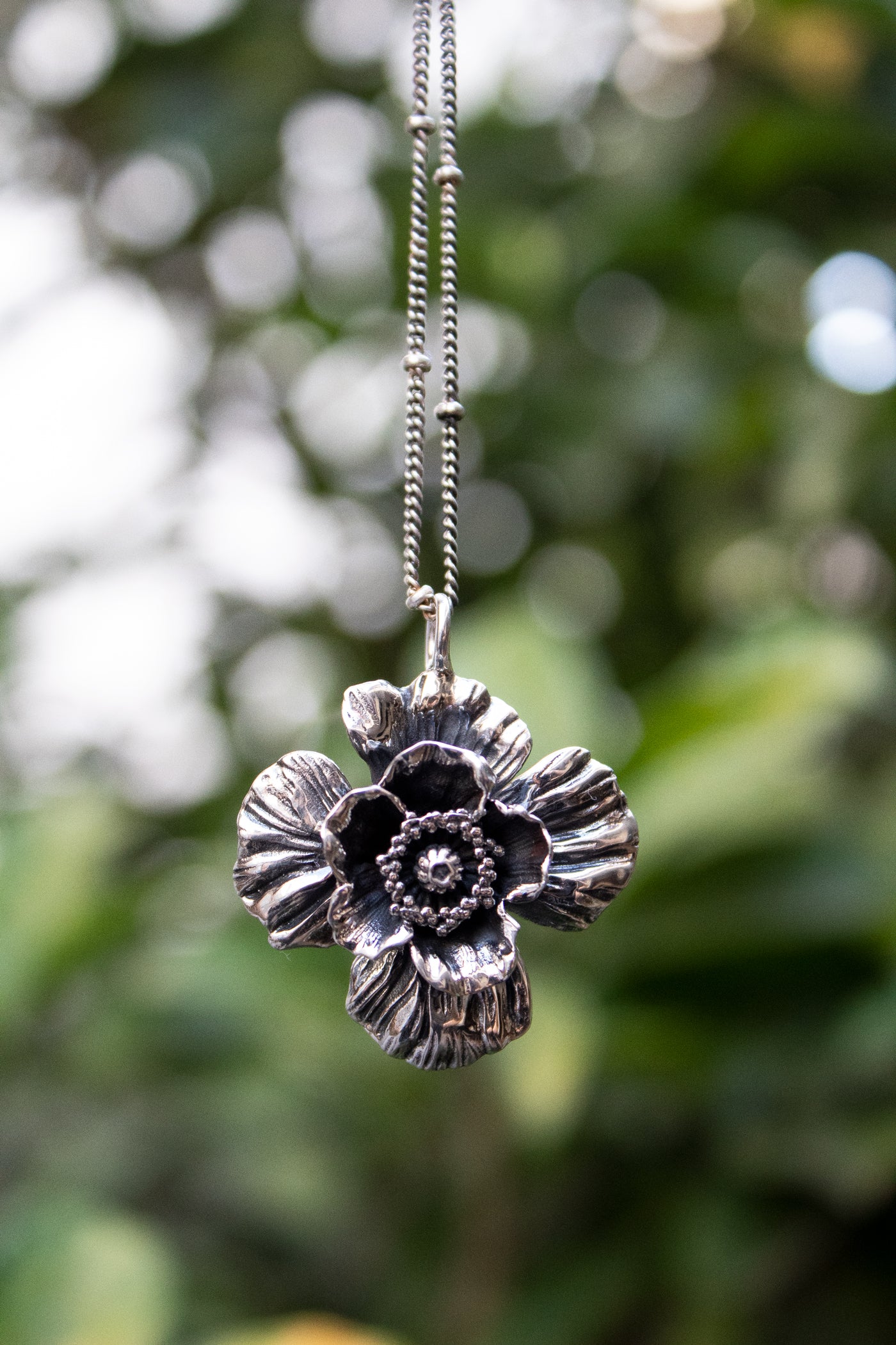 Ethereal Anemone – Floral Necklace, AP-7387