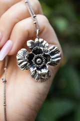 Ethereal Anemone – Floral Necklace, AP-7387