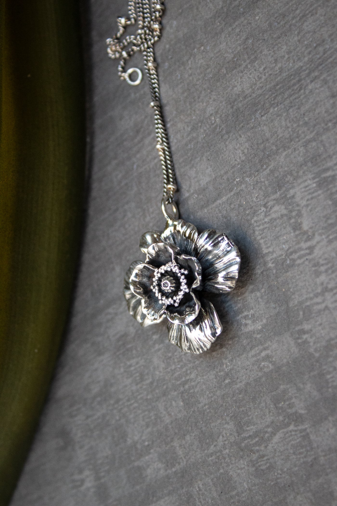 Ethereal Anemone – Floral Necklace, AP-7387