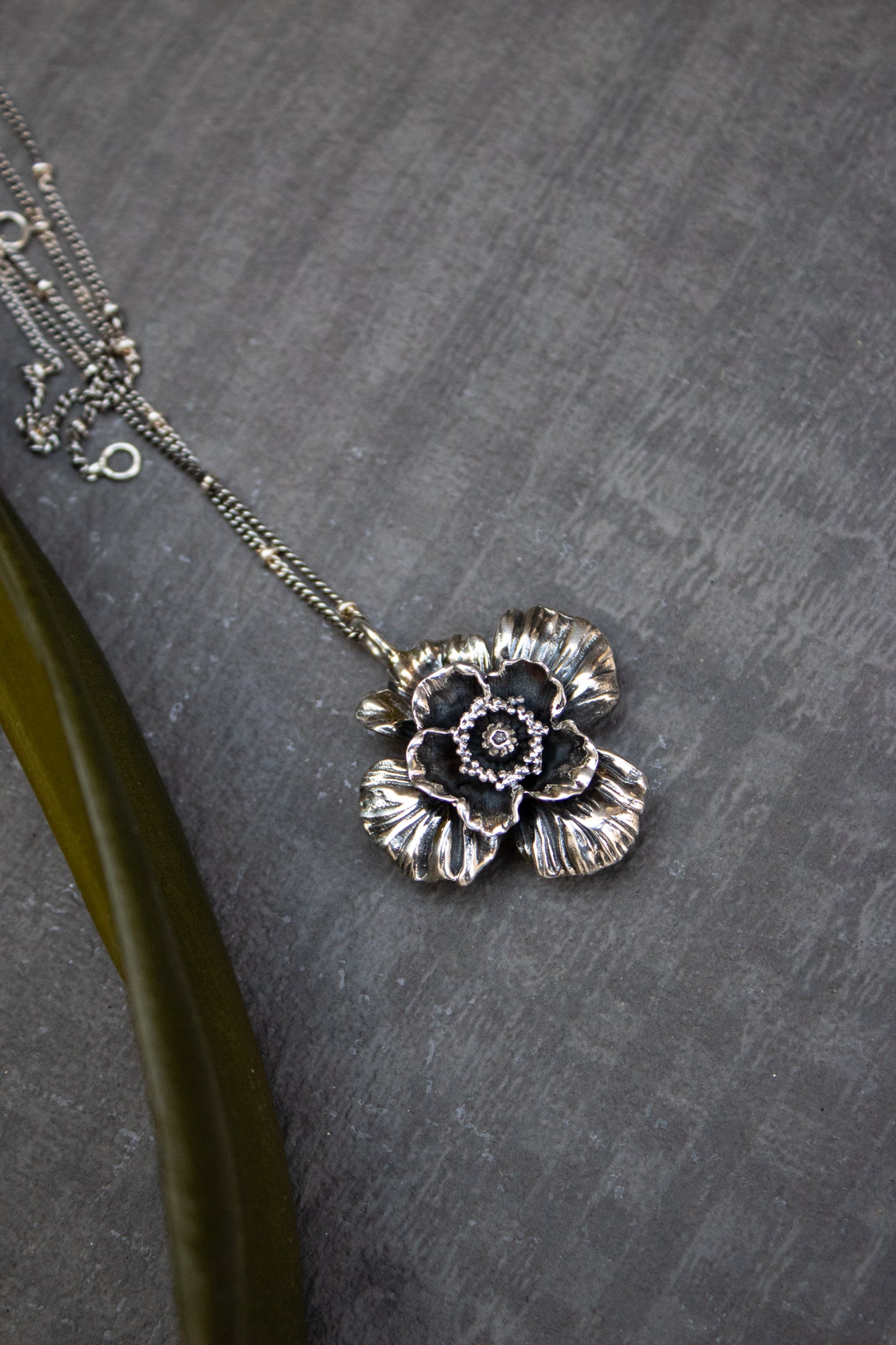 Ethereal Anemone – Floral Necklace, AP-7387