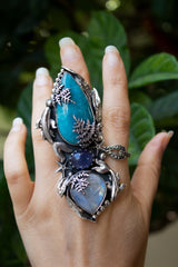 Ocean Dreamscape Statement Ring, AR- 7381