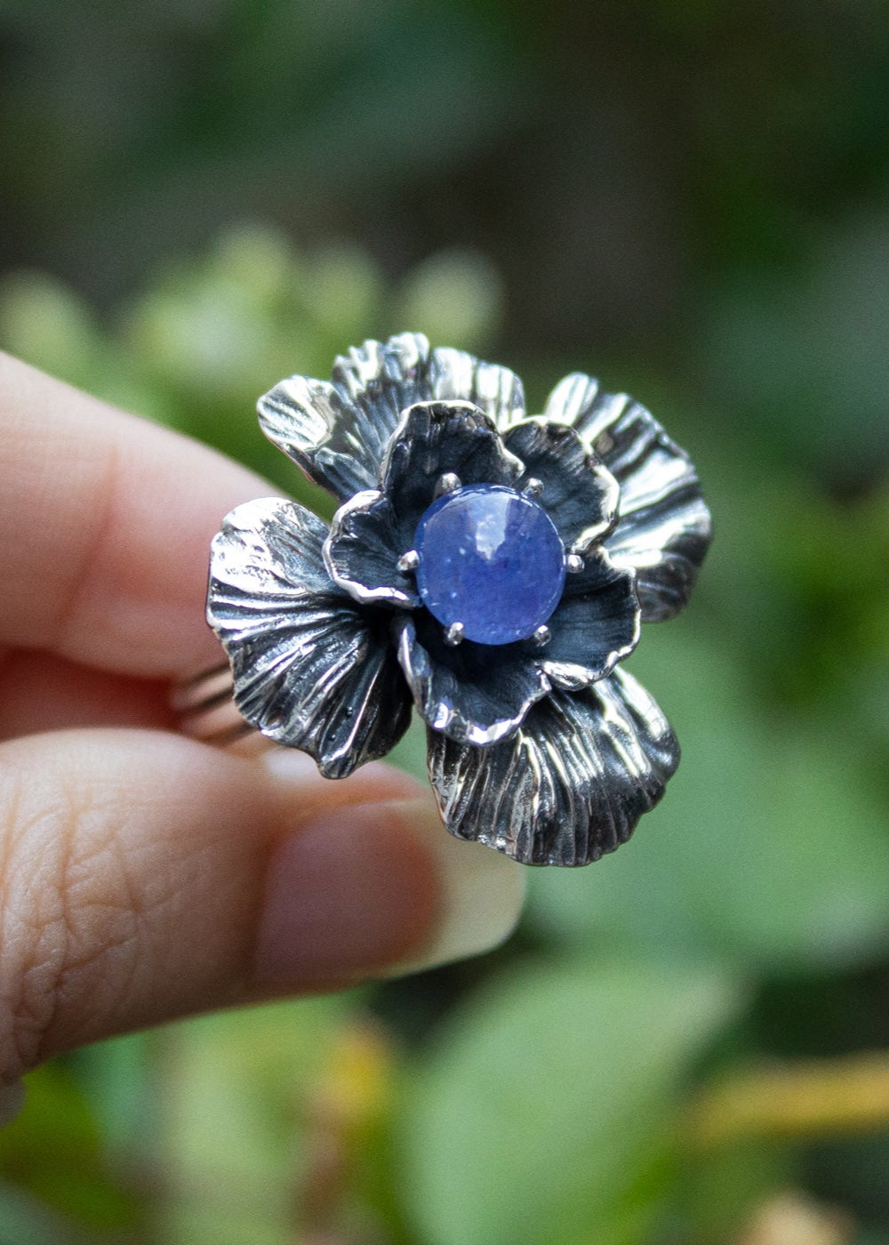 Floral Tanzanite Ring, AR-7040