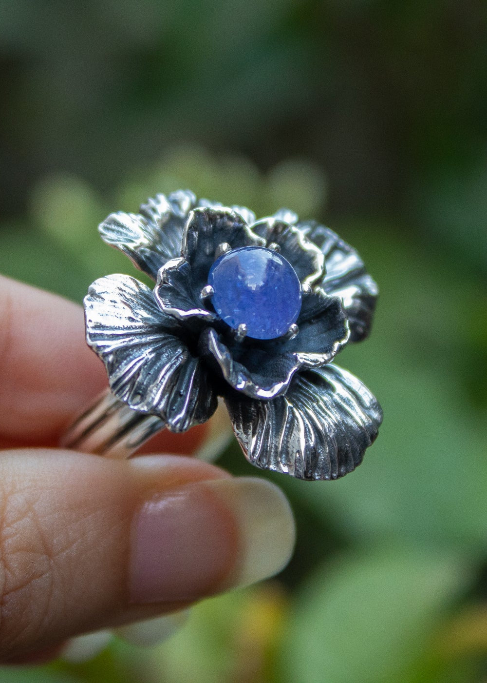 Floral Tanzanite Ring, AR-7040